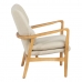 Poltrona 67 x 73 x 84 cm Tessuto Sintetico Beige Legno