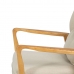 Poltrona 67 x 73 x 84 cm Tessuto Sintetico Beige Legno