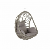 Hanging garden armchair DKD Home Decor White Brown Light brown