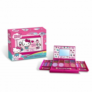 Conjunto de Maquilhagem Infantil Hello Kitty Hello Kitty Paleta Maquillaje  30 Peças (30 pcs)