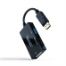 Adaptador DisplayPort para VGA/DVI/HDMI NANOCABLE 10.16.3301-ALL 20 cm Preto