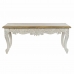 Étkezőasztal DKD Home Decor Antik kivitelben Fehér Többszínű Természetes Fa Mangófa 120 x 61 x 49 cm