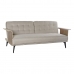 Sovesofa DKD Home Decor 203 x 87 x 81 cm Sort Beige Metal Brun