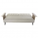 Sovesofa DKD Home Decor 203 x 87 x 81 cm Sort Beige Metal Brun