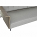 Bäddsoffa DKD Home Decor 203 x 87 x 81 cm Svart Beige Metall Brun