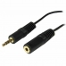 Cable Alargador Jack (3,5 mm) Startech Cable de 3,6m Alargador Extensor de Audio Mini Jack 3,5mm Chapado en Oro para Auriculares