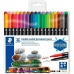 Marker tollkészlet Staedtler Design Journey Dupla végű 36 Darabok Többszínű (6 egység)