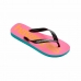 Dames Slippers Havaianas Top Logomania Blauw Roze