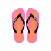 Dames Slippers Havaianas Top Logomania Blauw Roze