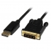 Adapter DisplayPort till DVI Startech DP2DVIMM6BS Svart 1,8 m