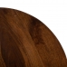 Sivupöytä 66 x 66 x 78 cm Kullattu Puu Ruskea Rauta