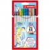 Set di Pennarelli Stabilo Pen 68 Brush 12 Pezzi Multicolore