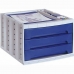 Arquivador modular Archivo 2000 Azul Cinzento poliestireno Plástico 34 x 30,5 x 21,5 cm