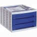 Classeur modulaire Archivo 2000 Bleu Gris polystyrène Plastique 34 x 30,5 x 21,5 cm