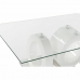 Soffbord DKD Home Decor Vit Transparent Trä Glas Trä MDF 110 x 60 x 45 cm