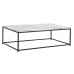 Centre Table DKD Home Decor White Black Metal MDF Wood 110 x 60 x 34 cm