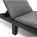 Solstol Allibert by KETER Daytona De Luxe 187 x 58 x 29 cm Grijs