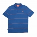 Polo de Manga Curta Homem Puma Jacquard Azul