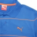 Polo de Manga Curta Homem Puma Jacquard Azul