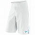 Pantaloni Corti Sportivi da Uomo Nike Finals Padel Bianco