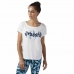 Camisola de Manga Curta Mulher Reebok Floral Easy Crossfit Branco