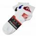 Meias Low-Cut QuikSilver Sportswear Branco 3 pares