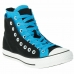 Ανδρικά Αθλητικά Παπούτσια Converse Chuck Taylor Double Upper Hi Μαύρο