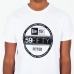 Heren-T-Shirt met Korte Mouwen New Era  Essential Visor Sticker Wit