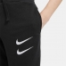 Sportssko til Børn Nike Swoosh Sort