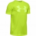 Jungen Kurzarm-T-Shirt Under Armour Tech Big Logo Gelb