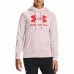 Dámská mikina s kapucí Under Armour Rival Fleece Růžový