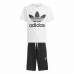 Children's Sports Outfit Adidas Adicolor  White