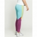 Leggings Sportivo da Donna Adidas  High-Waisted Acquamarina