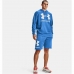 Sudadera con Capucha Hombre Under Armour Rival Big Logo Azul