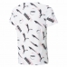 Child's Short Sleeve T-Shirt Puma AOP White