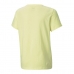 Camiseta de Manga Corta Infantil Puma  Alpha Graphic Amarillo