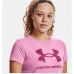 Koszulka z krótkim rękawem Damska Under Armour Graphic Różowy