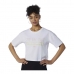 Camisola de Manga Curta Mulher New Balance Essentials Athletic Club Boxy Branco