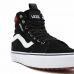 Ανδρικά Casual Παπούτσια Vans Filmore Hi VansGuard Κόκκινο Μαύρο