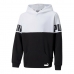 Herensweater zonder Capuchon Puma Colorblock Wit