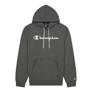 Men s Hoodie Champion Script Logo Print Dark grey Buy at wholesale price