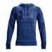 Felpa con Cappuccio Uomo Under Armour Fleece Rival Blu scuro