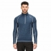 Férfi hosszú ujjú póló Regatta Yonder Half-Zip kék