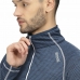 Férfi hosszú ujjú póló Regatta Yonder Half-Zip kék