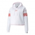 Dámská mikina s kapucí Puma Power Hoodie Fl Bílý