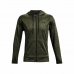 Heren Sportjas Under Armour Fleece FZ Olijf