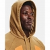 Sweat à capuche homme Under Armour Rival Big Logo Ocre