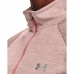 Damen Kurzarm-T-Shirt Under Armour  Tech 1/2 Zip Rosa