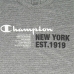 Heren-T-Shirt met Korte Mouwen Champion  Crewneck Donker grijs