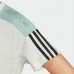Тениска с къс ръкав Adidas Logo Colorblock Бежов